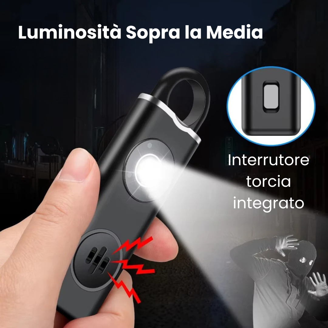 "Lo Sveglio" - Allarme Sirena Portatile Anti-Aggressione