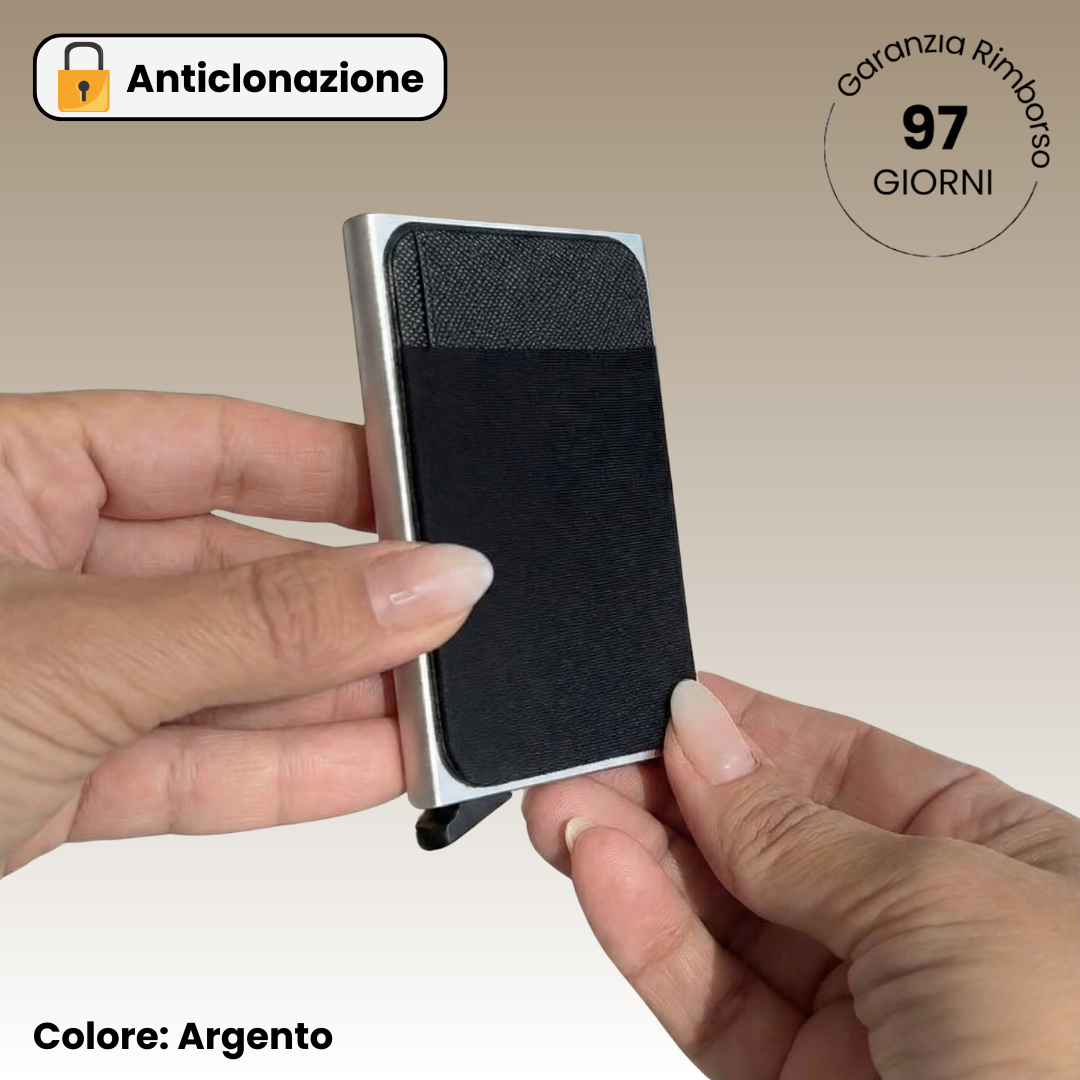 Compact™ - Portafoglio Anti-Clonazione RFID