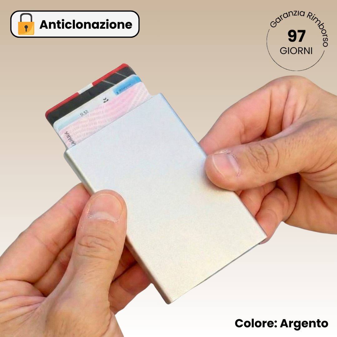 Compact™ - Portafoglio Anti-Clonazione RFID