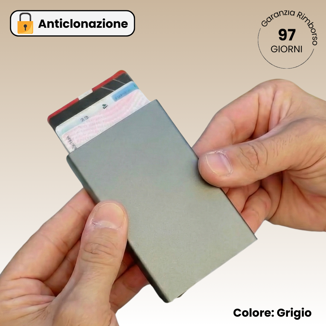 Compact™ - Portafoglio Anti-Clonazione RFID