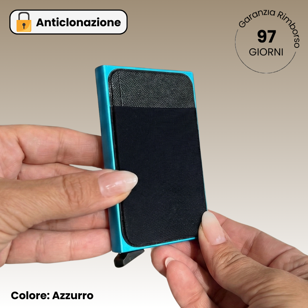 Compact™ - Portafoglio Anti-Clonazione RFID