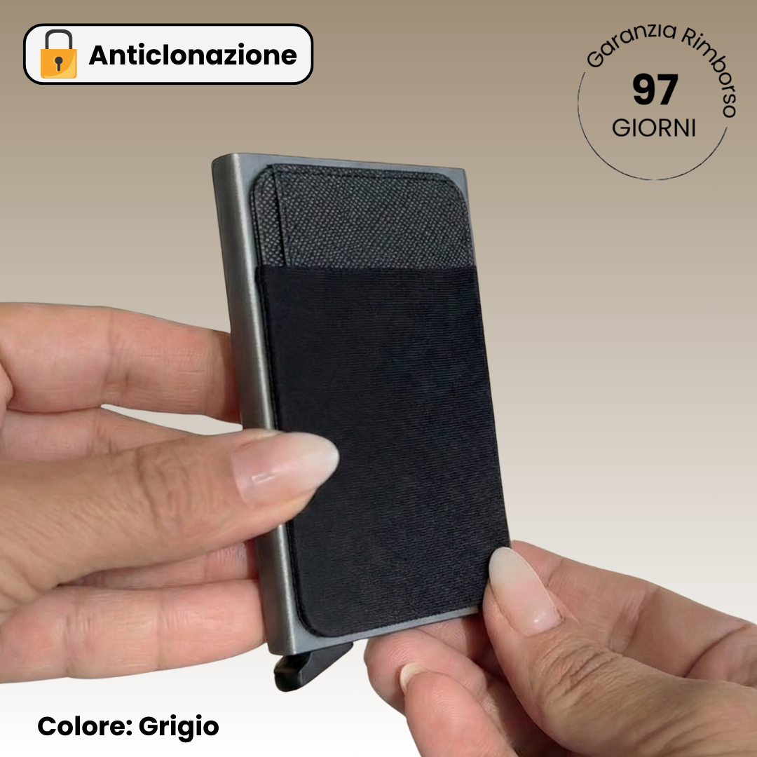 Compact™ - Portafoglio Anti-Clonazione RFID