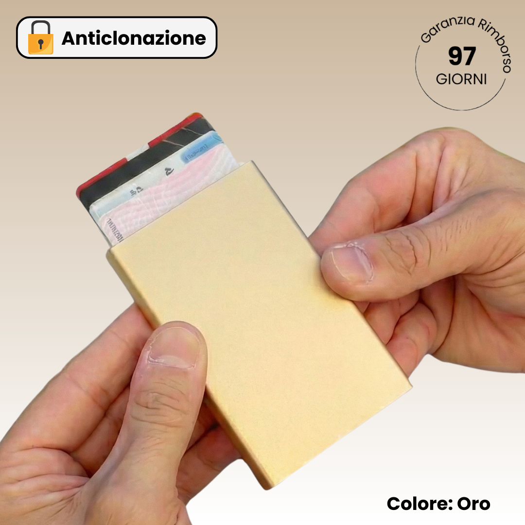 Compact™ - Portafoglio Anti-Clonazione RFID