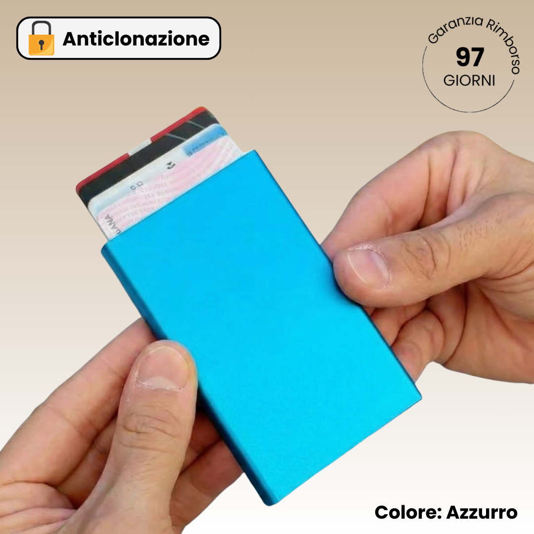 Compact™ - Portafoglio Anti-Clonazione RFID