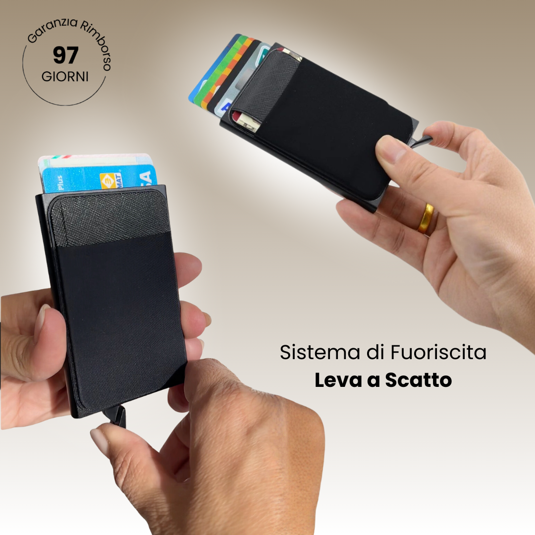 Compact™ - Portafoglio Anti-Clonazione RFID