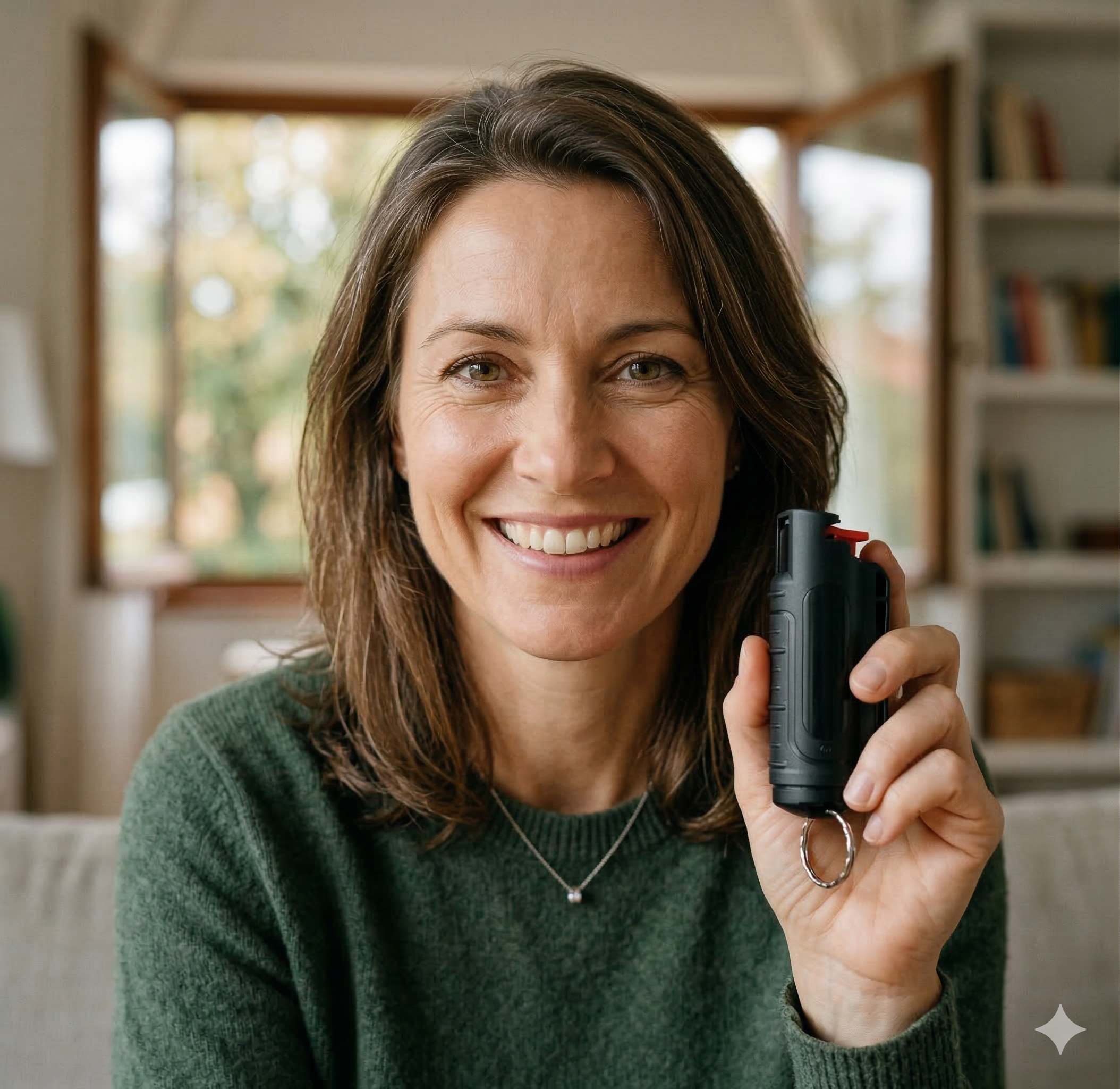 2 Défenseurs tactiques - Spray au poivre sans date de péremption