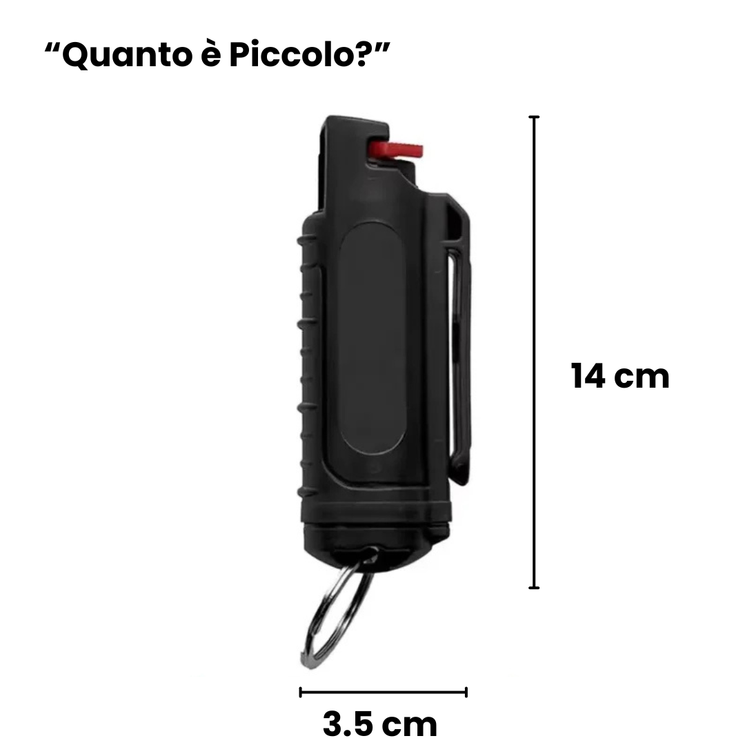 2 Défenseurs tactiques - Spray au poivre sans date de péremption