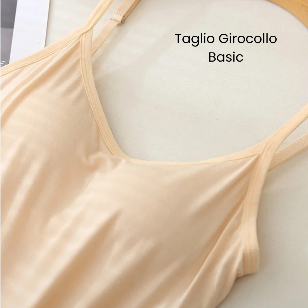 2 in 1 Canottiera + Reggiseno