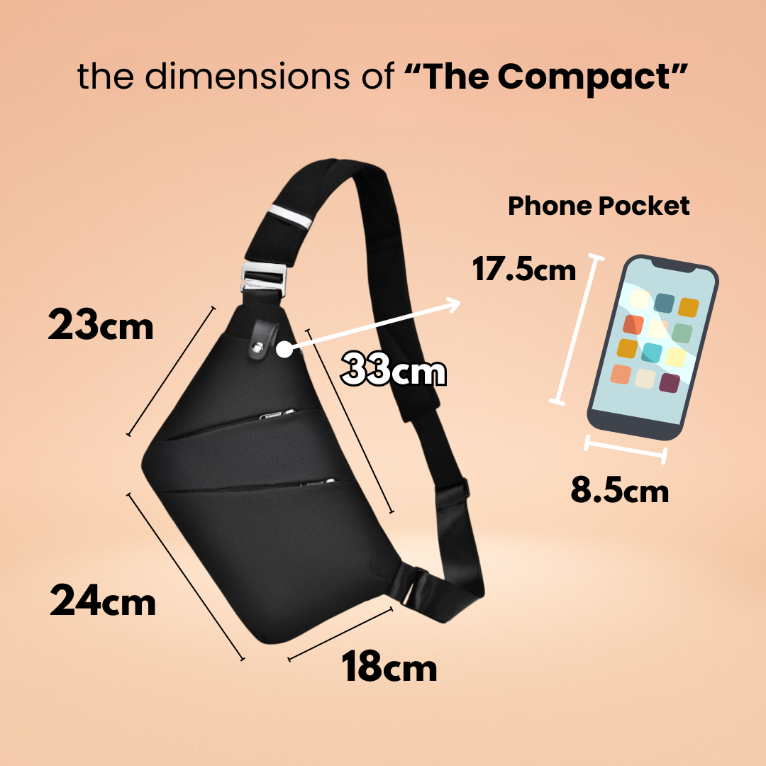 The Compact™ - Smart Anti-Theft Bag