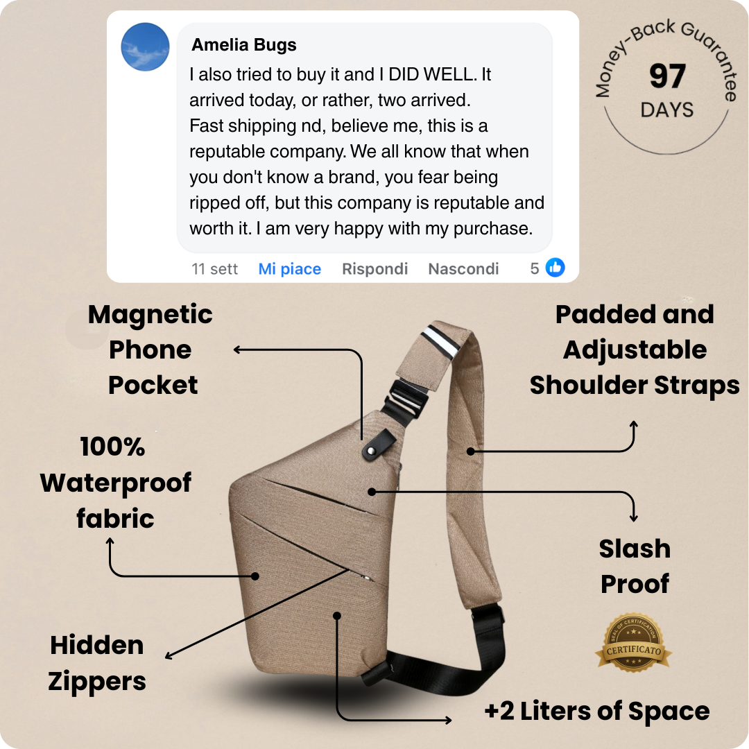 The Compact™ - Smart Anti-Theft Bag