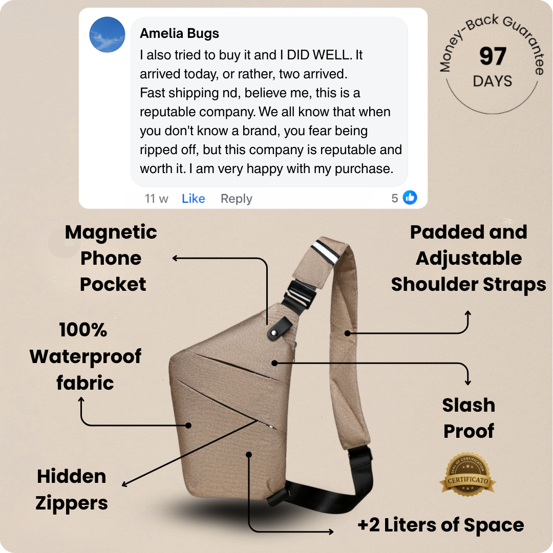 The Compact™ - Smart Anti-Theft Bag