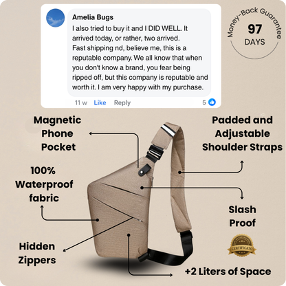 The Compact™ - Smart Anti-Theft Bag